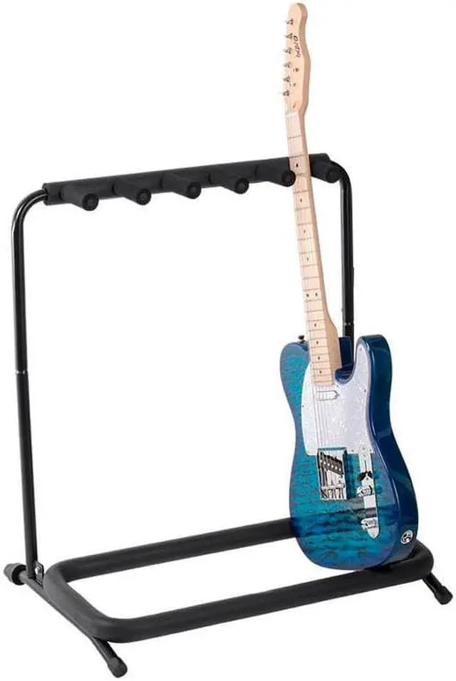 Alt view image 3 of 6 - Monoprice Multi Guitar Stand Folding | for 5 Acoustic and Electric Guitar or Bass - Stage Right Series