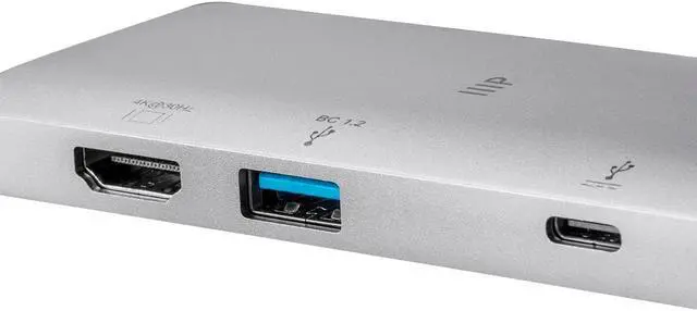 Alt view image 6 of 13 - Monoprice USB-C To HDMI Adapter - Aluminum Body With Gigabit Ethernet, 3-Port USB 3.0, SD/MicroSD Reader, USB-C 100W, Power Delivery 3.0 Ports