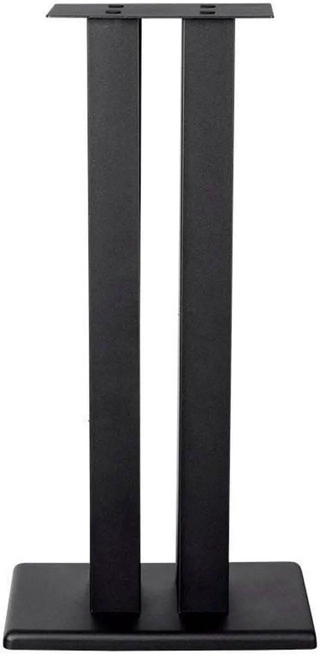 Alt view image 2 of 4 - Monoprice Monolith 28 Inch Speaker Stand (Each) - Black | Supports 100 lbs, Adjustable Spikes, Compatible With Bose, Polk, Sony, Yamaha, Pioneer and others