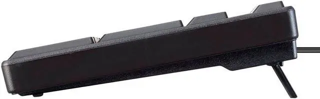 Alt view image 7 of 10 - Monoprice USB Keyboard - Black, Spill Resistant Membrane, Comfortable, Standard Layout - Workstream Collection