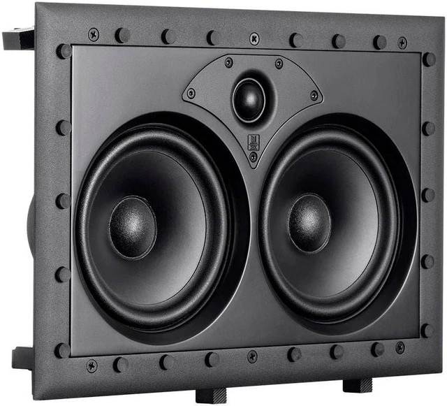 Alt view image 2 of 5 - Monoprice Monolith THX-265IW THX Select Certified 2-Way In Wall Speaker, 1in Silk Dome Tweeter With Neodymium Magnet and Copper Shorting Ring, For Home Theater