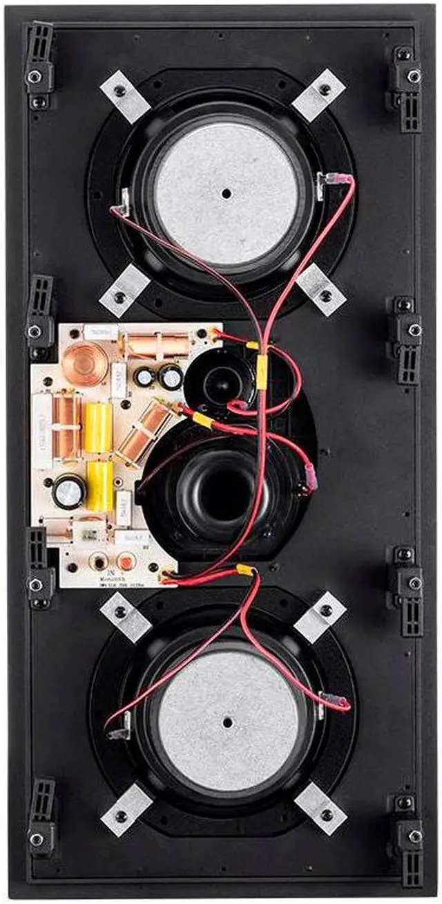 Alt view image 5 of 5 - Monoprice Monolith THX-365IW THX Ultra Certified 3-Way In-Wall Speaker, 1in Silk Dome Tweeter With Neodymium Magnet and Copper Shorting Ring, For Home Theater
