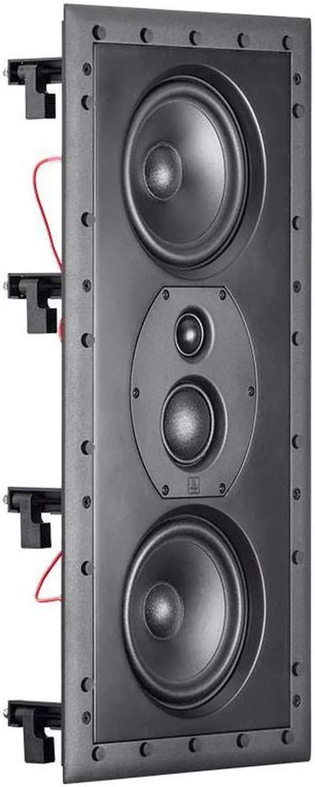 Alt view image 3 of 5 - Monoprice Monolith THX-365IW THX Ultra Certified 3-Way In-Wall Speaker, 1in Silk Dome Tweeter With Neodymium Magnet and Copper Shorting Ring, For Home Theater