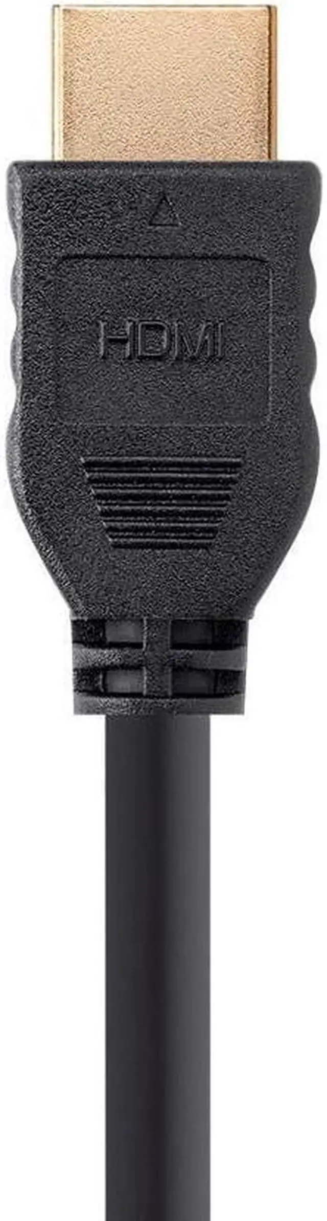 Alt view image 4 of 5 - Monoprice HDMI Cable - 8 Feet - Black (3 Pack) No Logo, High Speed, 4K@60Hz, HDR, 18Gbps, YCbCr 4:4:4, 36AWG, CL2, Compatible with UHD TV and More - Commercial Series