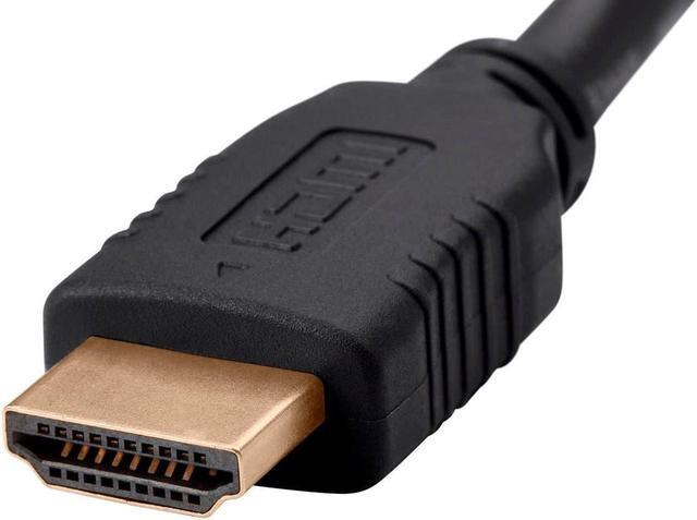 Alt view image 4 of 6 - Monoprice HDMI Cable - 25 Feet - Black (3-Pack) High Speed, 4K@60Hz, HDR, 18Gbps, YCbCr 4:4:4, 26AWG,Compatible with UHD TV and More - Select Series