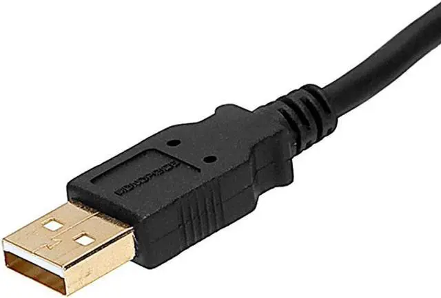Alt view image 2 of 6 - Monoprice USB Type-A to USB Type-A Female 2.0 Extension Cable - 3 Feet - Black (5 Pack) 28/24AWG, Gold Plated Connectors