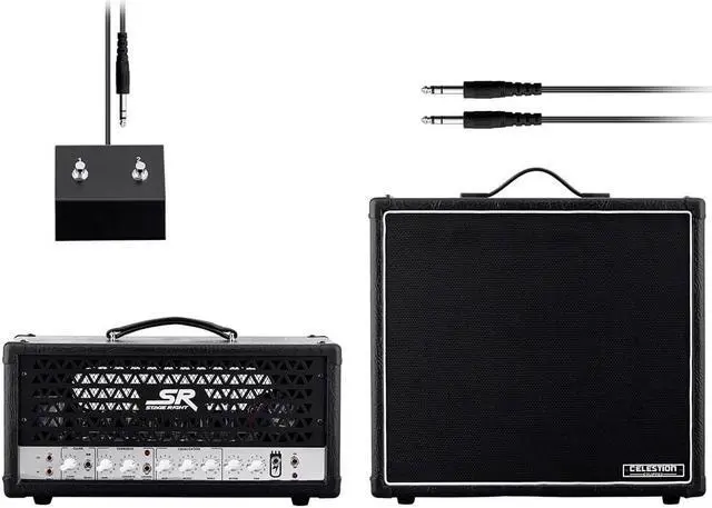 Alt view image 5 of 6 - Monoprice 30-Watt 1x12 Guitar Stack Tube Amplifier With Celestion V30 and Reverb - Stage Right Series