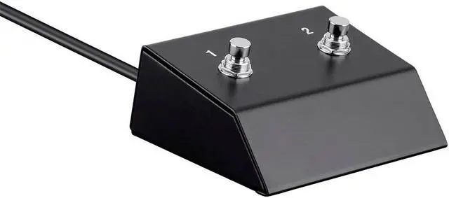 Alt view image 2 of 4 - Monoprice 2-button Footswitch, For The 611830 Guitar Short Stack Bundle - Stage Right Series