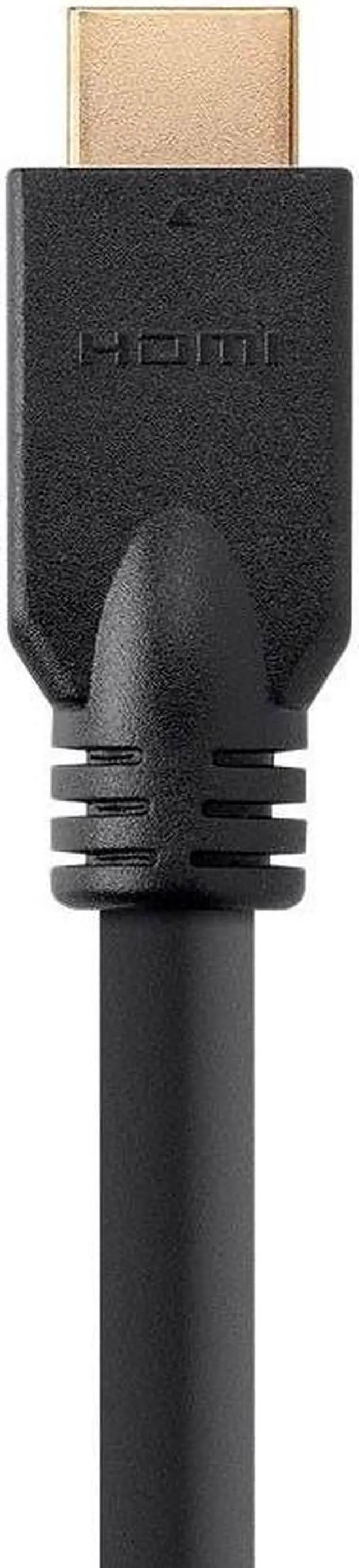 Alt view image 4 of 5 - Monoprice HDMI Cable - 30 Feet - Black (3 Pack) No Logo, High Speed, 4K@24Hz, 10.2Gbps, 24AWG, CL2, Compatible with UHD TV and More - Commercial Series