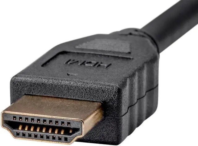 Alt view image 2 of 7 - Monoprice HDMI Cable - 6 Feet - Black (5 Pack) | No Logo, High Speed, 4K@60Hz, HDR, 18Gbps, YCbCr 4:4:4, 32AWG, CL2, Compatible with UHD TV and More - Commercial Series