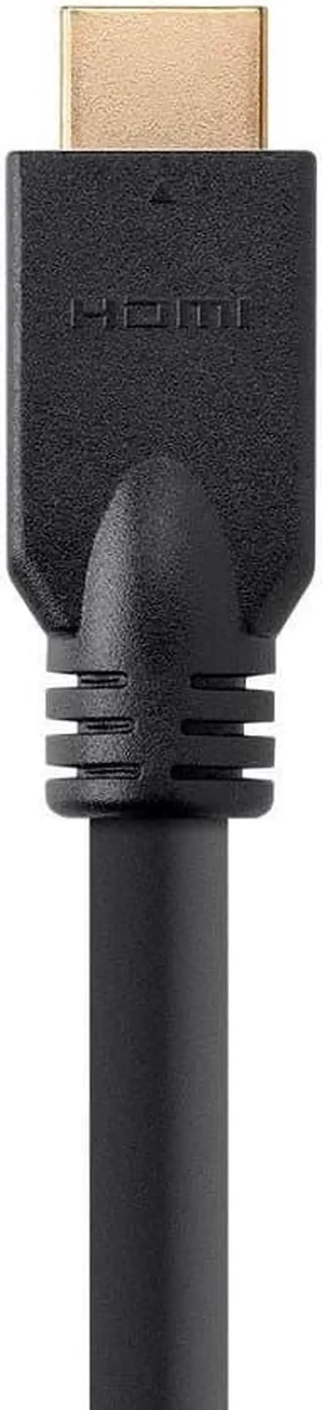 Alt view image 4 of 4 - Monoprice HDMI Cable - 35 Feet - Black (3 Pack) No Logo, High Speed, 4K@24Hz, HDR, 10.2Gbps, 24AWG, CL2, Compatible with UHD TV and More - Commercial Series
