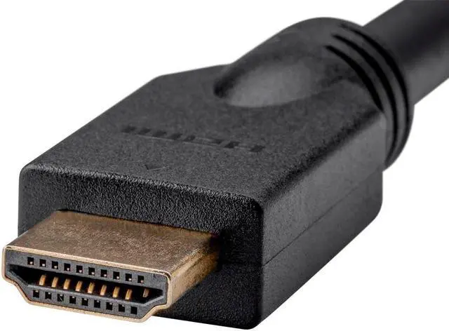 Alt view image 2 of 4 - Monoprice HDMI Cable - 35 Feet - Black (3 Pack) No Logo, High Speed, 4K@24Hz, HDR, 10.2Gbps, 24AWG, CL2, Compatible with UHD TV and More - Commercial Series