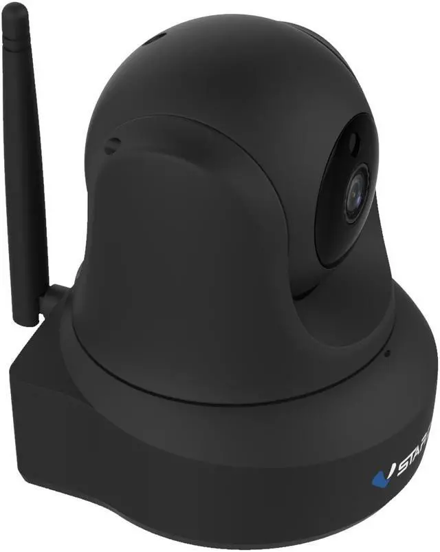 Alt view image 5 of 6 - 1080P Night Vision Motion Alarm WiFi Indoor Security pan tilt IP Camera Black VStarcam C29S ONVIF