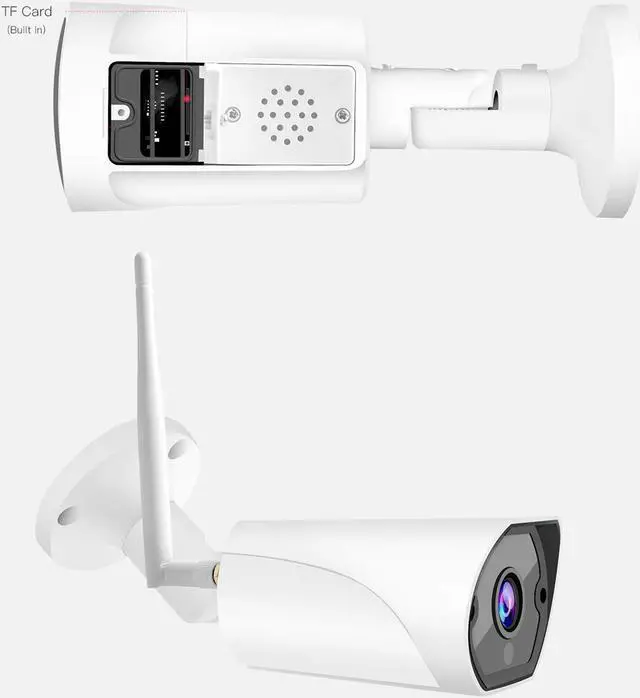 Alt view image 3 of 7 - VStarcam 2MP 1080P IP66 Waterproof Outdoor Night Vision WiFi Security IP Camera C13S