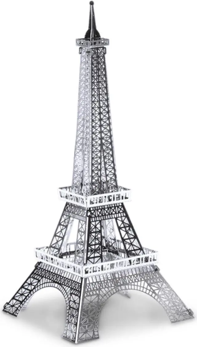Alt view image 3 of 10 - Metal Works The Eiffel Tower 3D Laser Cut Model Marvel