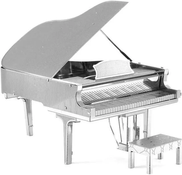 Alt view image 2 of 18 - Grand Piano Metal Earth 3D Laser Cut Model, 3D Puzzles by Fascinations