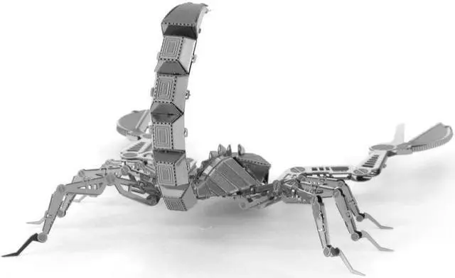 Alt view image 5 of 10 - Fascinations MetalEarth 3D Laser Cut Model - Scorpion