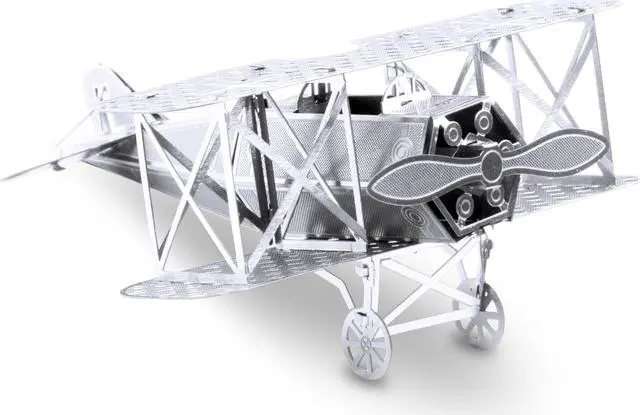 Alt view image 4 of 6 - Fokker D-VII Airplane - Metal Works - Building Sets by Fascinations (MMS005)