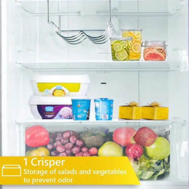 Alt view image 4 of 6 - ConServ 24" Wide 10.8 cu.ft.Bottom Freezer Refrigerator Stainless