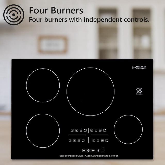 Equator 30 inch Built-in Induction Cooktop 4 Burner