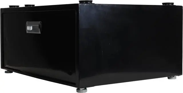 Alt view image 2 of 3 - Equator Laundry Pedestal with Drawer /Black