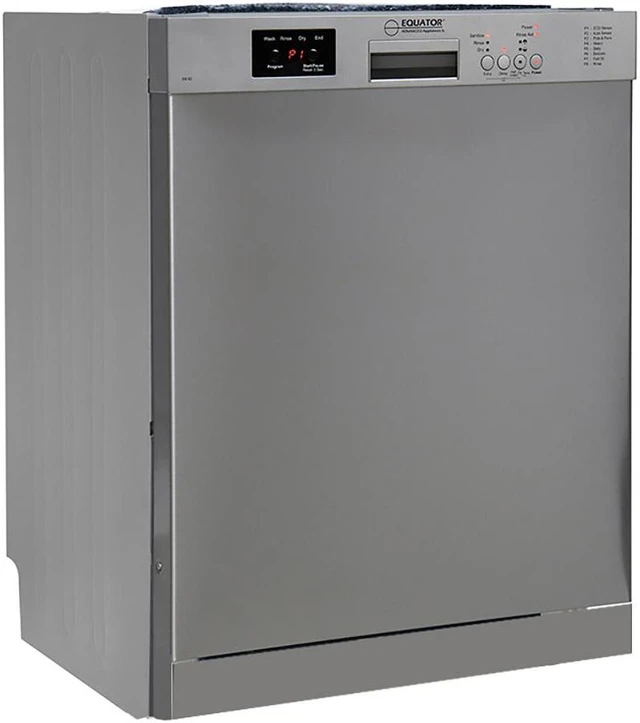 Alt view image 3 of 7 - Equator-Europe 24" Built in 14 place Dishwasher with 8 Wash Programs, Energy Star (Stainless)