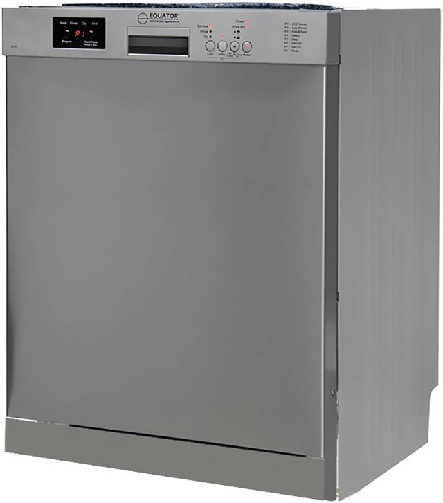 Alt view image 2 of 7 - Equator-Europe 24" Built in 14 place Dishwasher with 8 Wash Programs, Energy Star (Stainless)