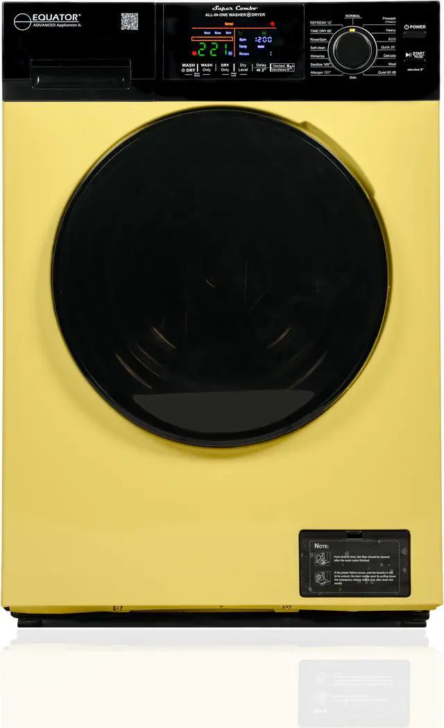 Main image of Equator Digital Compact 110V Vented/Ventless 18 lbs Combo Washer Dryer 1400 RPM