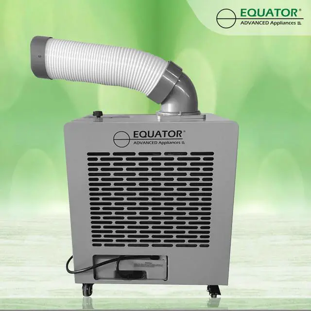 Alt view image 4 of 7 - Equator 7000 BTU Spot Outdoor Air Conditioner with Casters + Drip Pan Kit