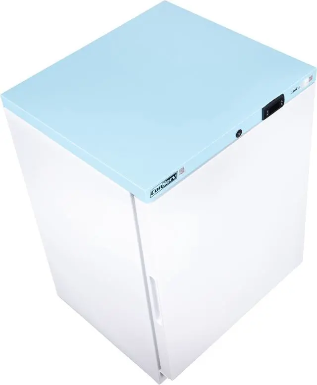 Alt view image 7 of 7 - 3.9 cu.ft. Frost Free Pharmaceutical Refrigerator (Blue on Top/White)
