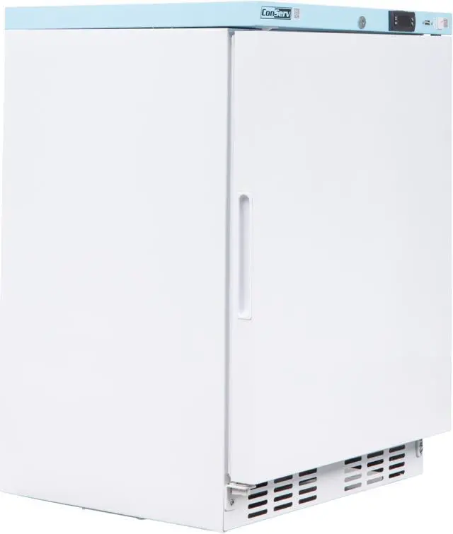 Alt view image 2 of 7 - 3.9 cu.ft. Frost-free Commercial Refrigerator in White with Temperature Alarm