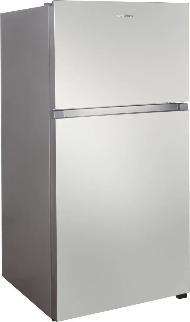 Alt view image 2 of 5 - Conserv 18cu.ft. Top Freezer Refrigerator Stainless Icemaker Frost free No Fingerprint, Energy Star