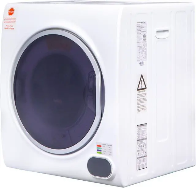 Alt view image 5 of 6 - Equator 3.5 cu.ft. 110V Compact Digital Vented Sensor Dryer in White