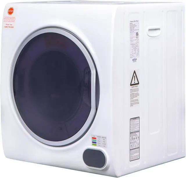 Alt view image 2 of 6 - Equator 3.5 cu.ft. 110V Compact Digital Vented Sensor Dryer in White