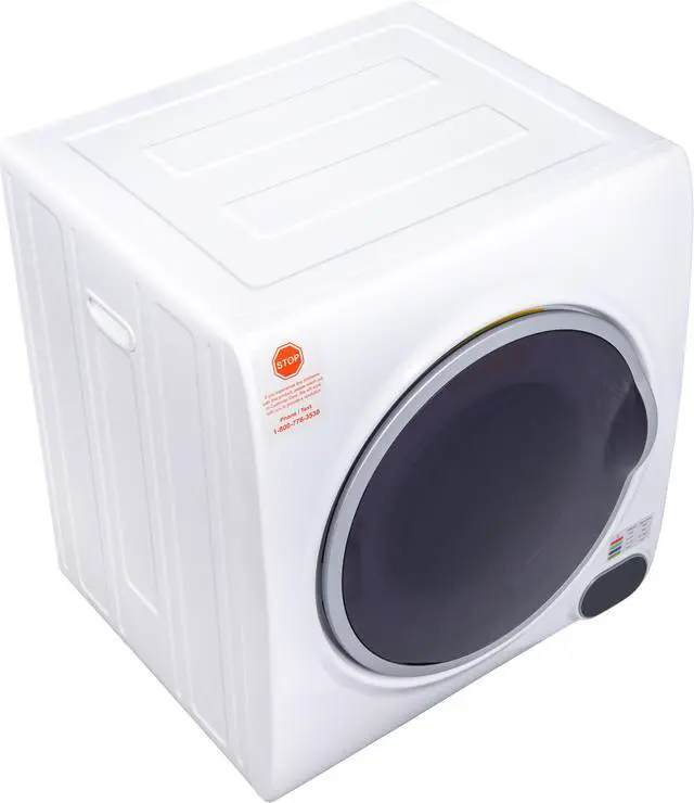 Alt view image 4 of 6 - Equator 3.5 cu.ft. 110V Compact Digital Vented Sensor Dryer in White