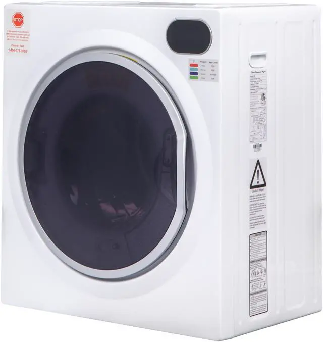 Alt view image 2 of 7 - Equator 2.6 cu.ft. 110V Ultra Compact Digital Vented Sensor Dryer in White