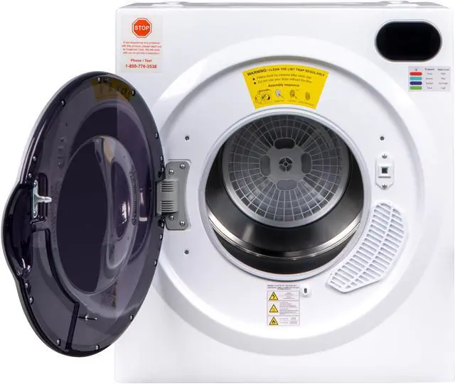 Alt view image 3 of 7 - Equator 2.6 cu.ft. 110V Ultra Compact Digital Vented Sensor Dryer in White