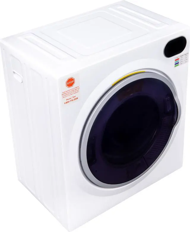 Alt view image 5 of 7 - Equator 2.6 cu.ft. 110V Ultra Compact Digital Vented Sensor Dryer in White
