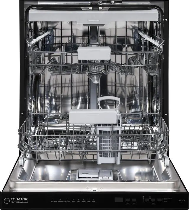 Alt view image 2 of 2 - Equator 24" Built-In Dishwasher w/ Top Control 15 Place Settings ,Energy Star