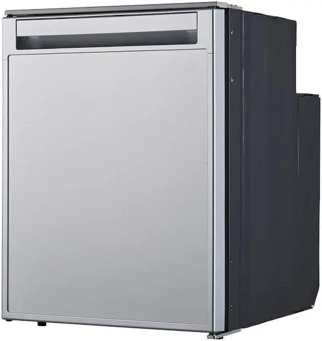 Main image of Equator 2.8cu.ft. Brushed Stainless 12V/DC RV Built-in Refrigerator w/Compressor