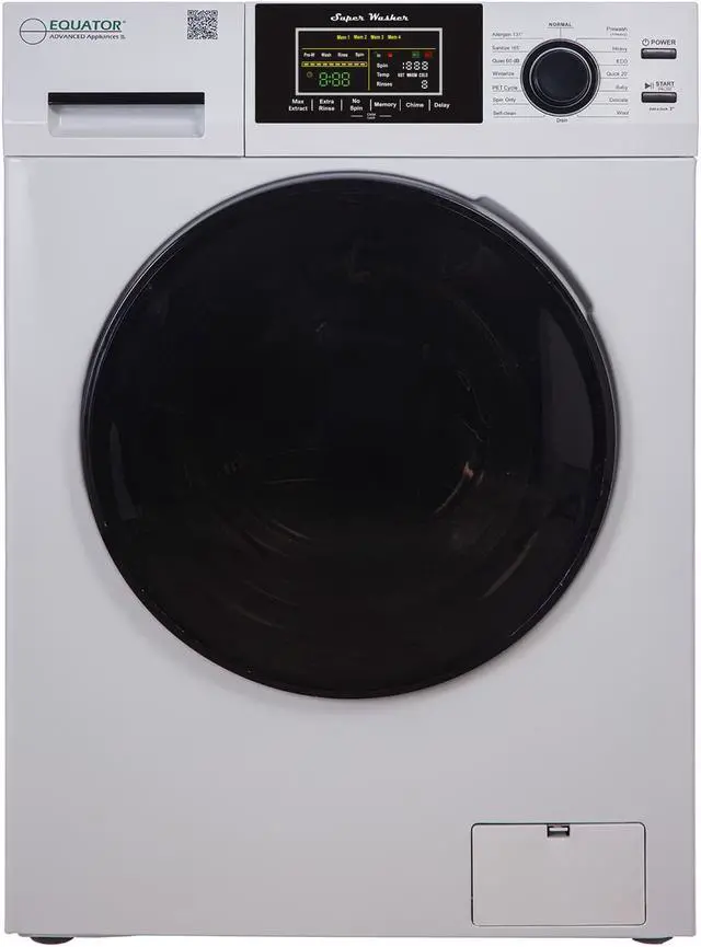 Main image of Equator Touch Pet 15 lbs Compact 110V Sani Digital Washer 1400 RPM 16 Programs