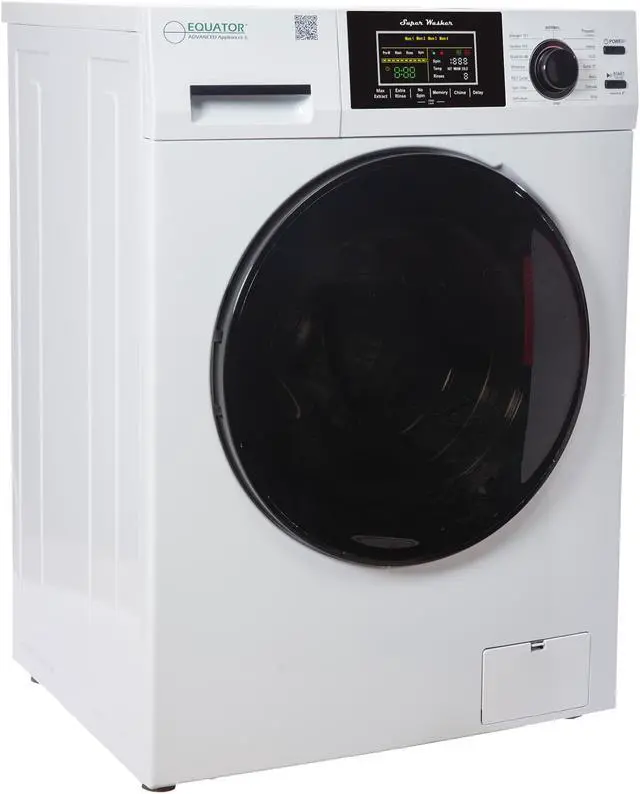 Alt view image 3 of 7 - Equator Touch Pet 15 lbs Compact 110V Sani Digital Washer 1400 RPM 16 Programs