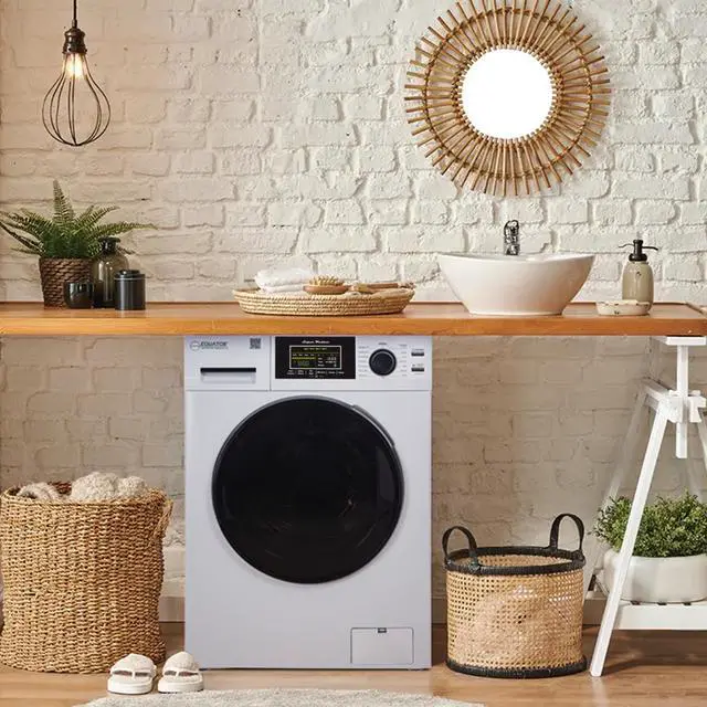 Alt view image 7 of 7 - Equator Touch Pet 15 lbs Compact 110V Sani Digital Washer 1400 RPM 16 Programs