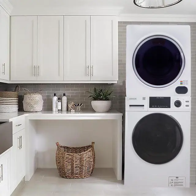 Alt view image 4 of 7 - Equator Digital Pet 15 lbs Compact 110V Set Sani Washer+Vented 3.5cf Dryer
