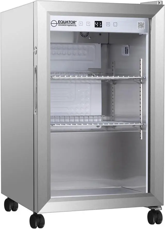 Alt view image 4 of 7 - 2.3cf Built-in/Freestanding Outdoor/Indoor Refrigerator with 7 Color LED Lights