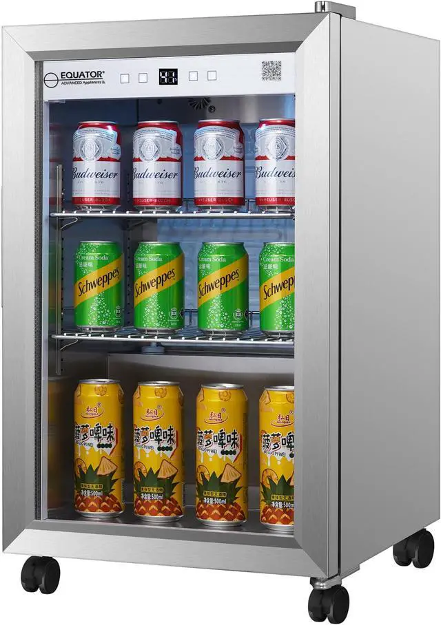 Alt view image 2 of 7 - 2.3cf Built-in/Freestanding Outdoor/Indoor Refrigerator with 7 Color LED Lights