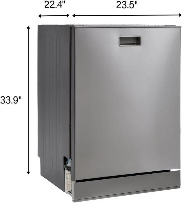 Alt view image 2 of 5 - Equator 24" Built-In Dishwasher w/ Top Control 15 Place Settings, Energy Star