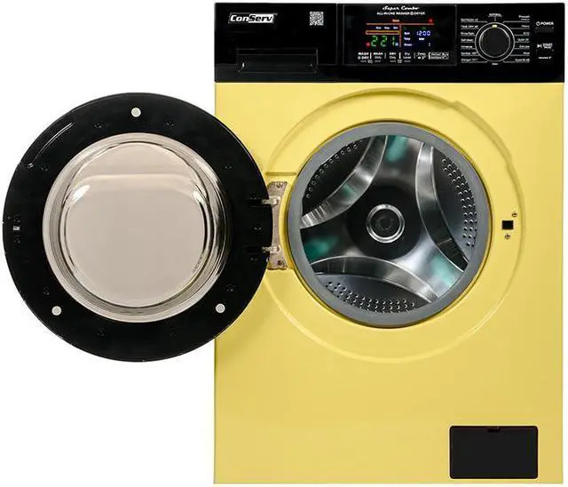 Alt view image 3 of 7 - Conserv 18 lbs White Combo Washer Dryer Version 3 with Sanitize Allergen Winterize