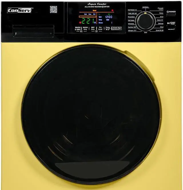 Main image of Conserv 18 lbs White Combo Washer Dryer Version 3 with Sanitize Allergen Winterize