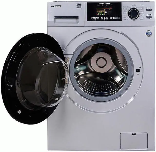 Alt view image 2 of 5 - Conserv 15 lbs Compact Combo Sani Washer Vented/Ventless Dryer with Pet Cycle